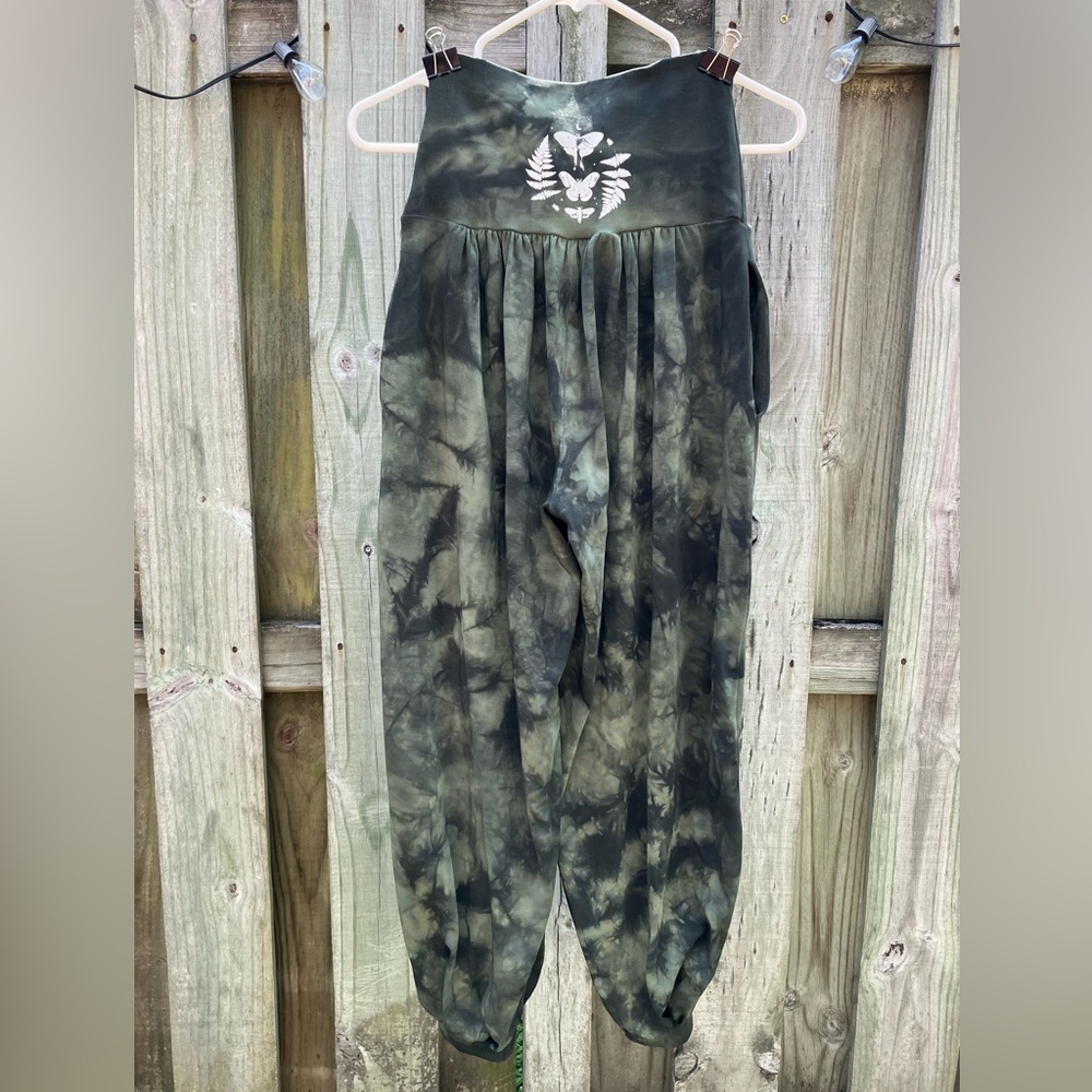 Purusha People Green Witch Genie Pants size XS